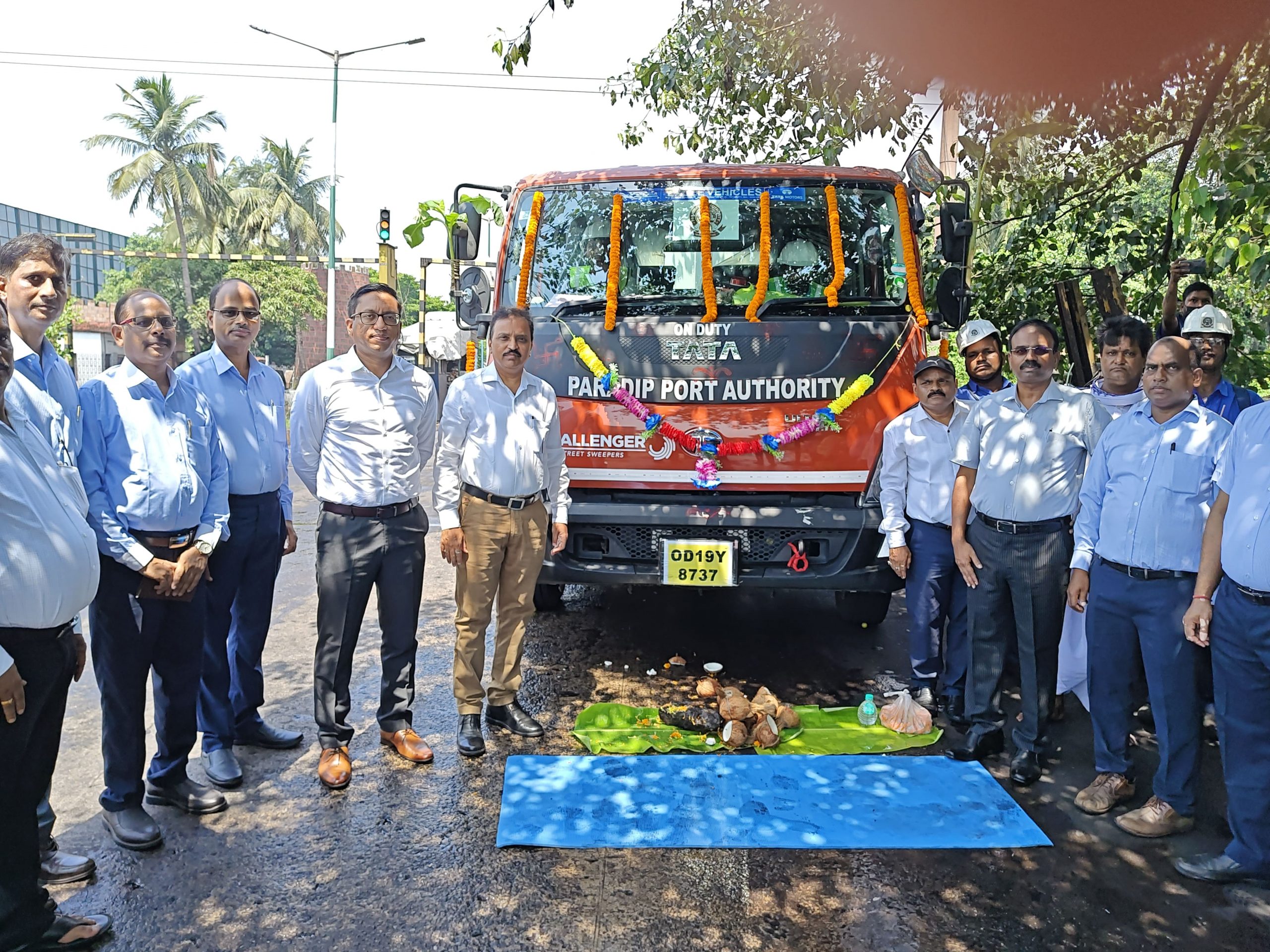 Inauguration of Conveyorised Mechanised Road Sweeping Machine at PPA.