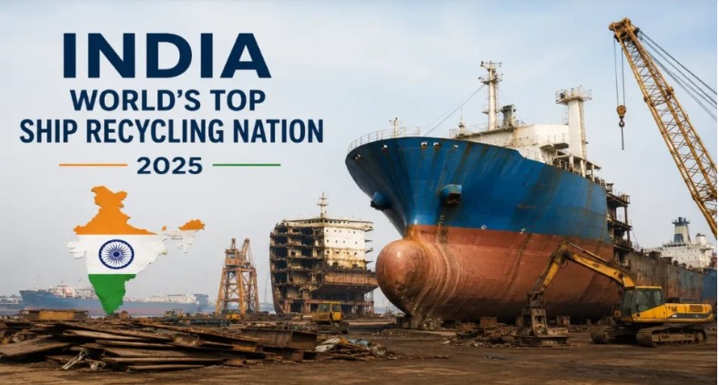 India Becomes World’s Top Ship Recycling Nation in 2025.