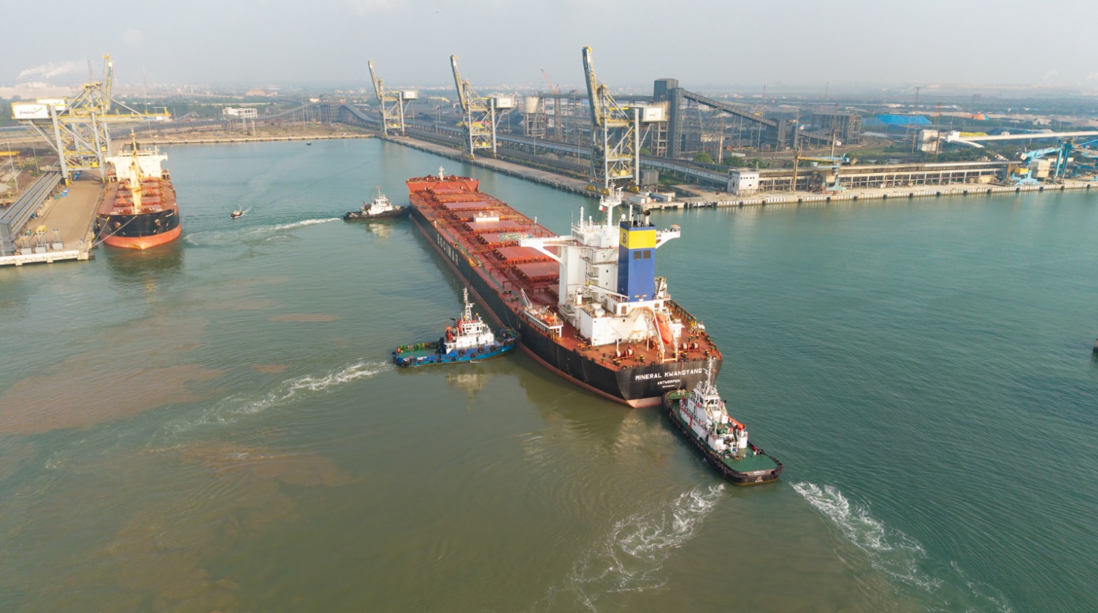 Historic Maritime Milestone at Paradip Port.