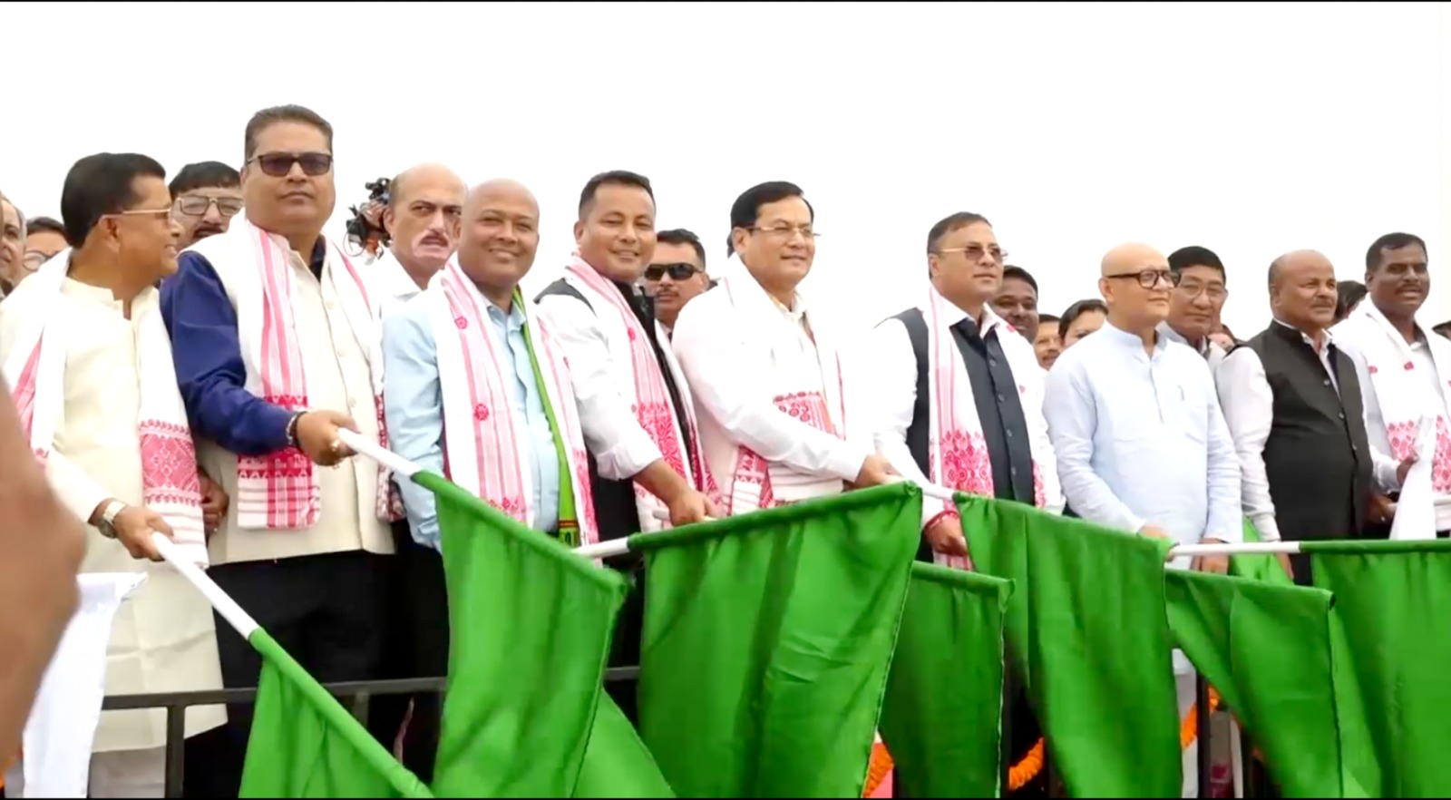Dibrugarh Sends First International Cargo from Bogibeel to Bangladesh Since Independence.