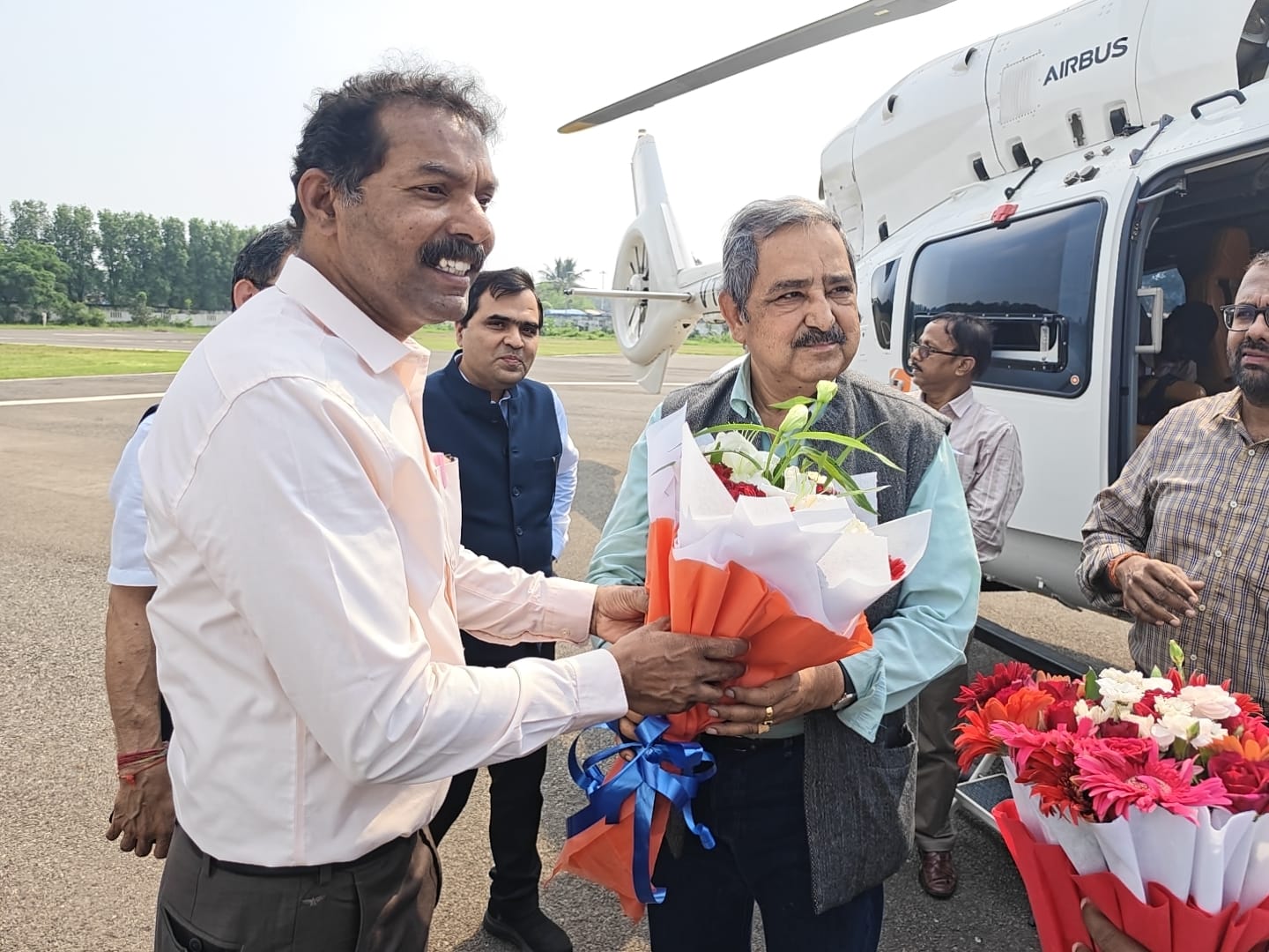 NITI Aayog Vice Chairperson Dr. Ashok Kumar Lahiri Visits Paradip Port Authority.
