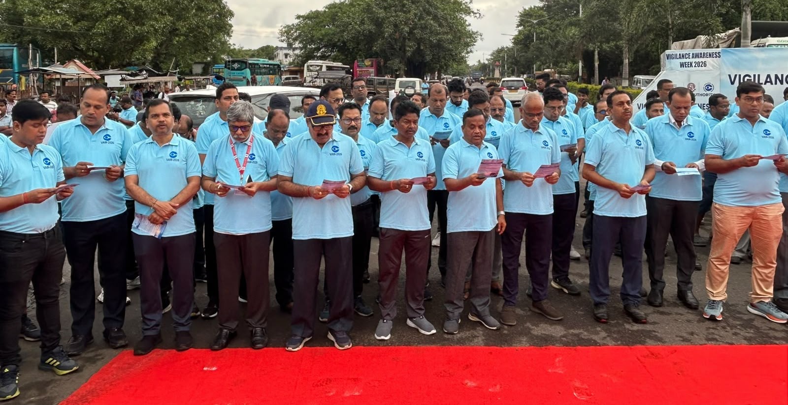 Paradip Port Authority Organises Walkathon, Satarkata Rath and Street Plays to Promote Vigilance Awareness.